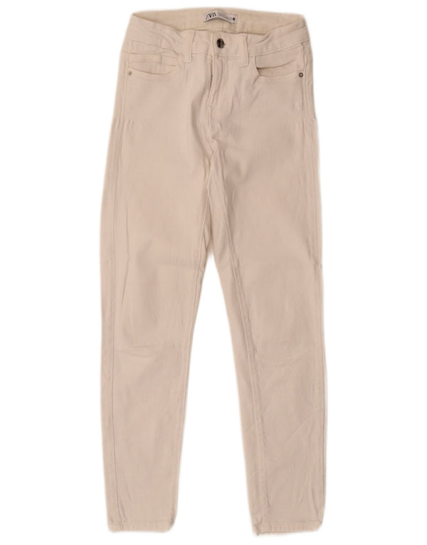 Zara Jeans Skinny Feminino EU 34 2XS W24 L27 Branco