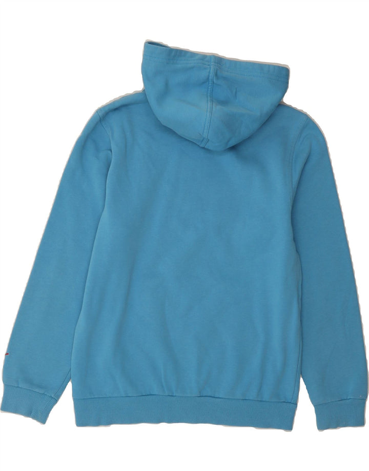 PUMA Boys Graphic Hoodie Jumper 13-14 Years Blue Cotton Vintage Puma and Second-Hand Puma from Messina Hembry 