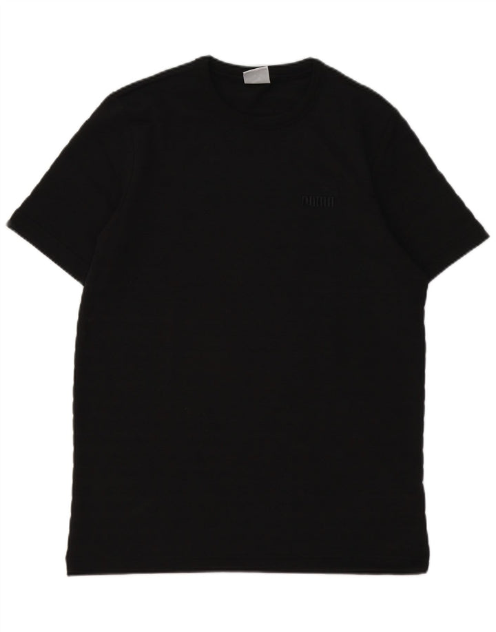 Camiseta masculina PUMA Top médio algodão preto