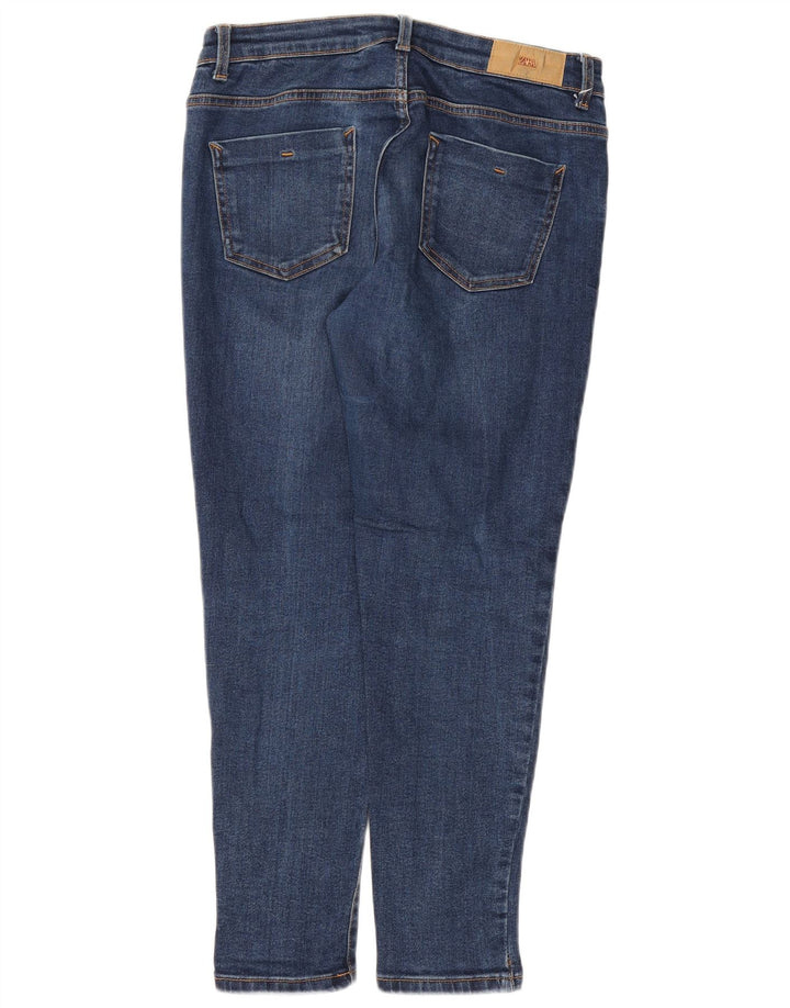 Zara Jeans Slim Feminino EU 40 Médio W30 L27 Azul