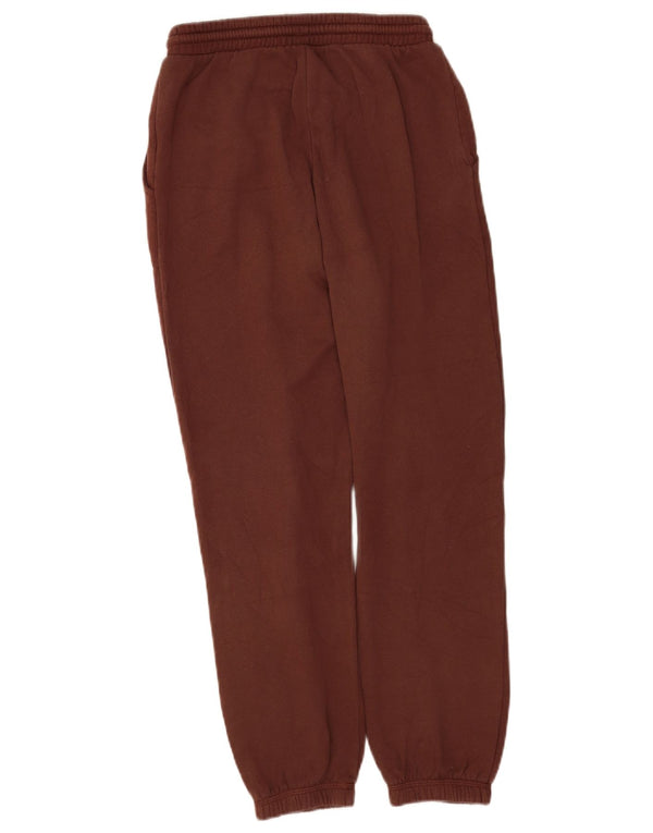 Calça de treino feminina Zara Joggers UK 12 algodão marrom médio