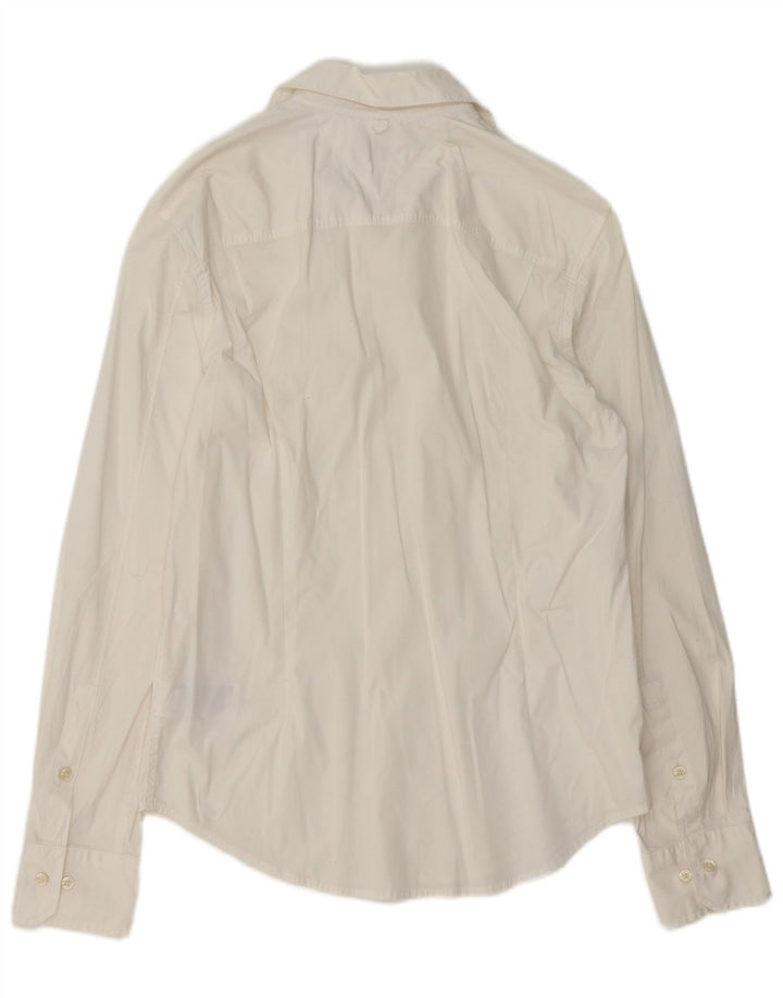 Camisa masculina Tommy Hilfiger de algodão branco médio