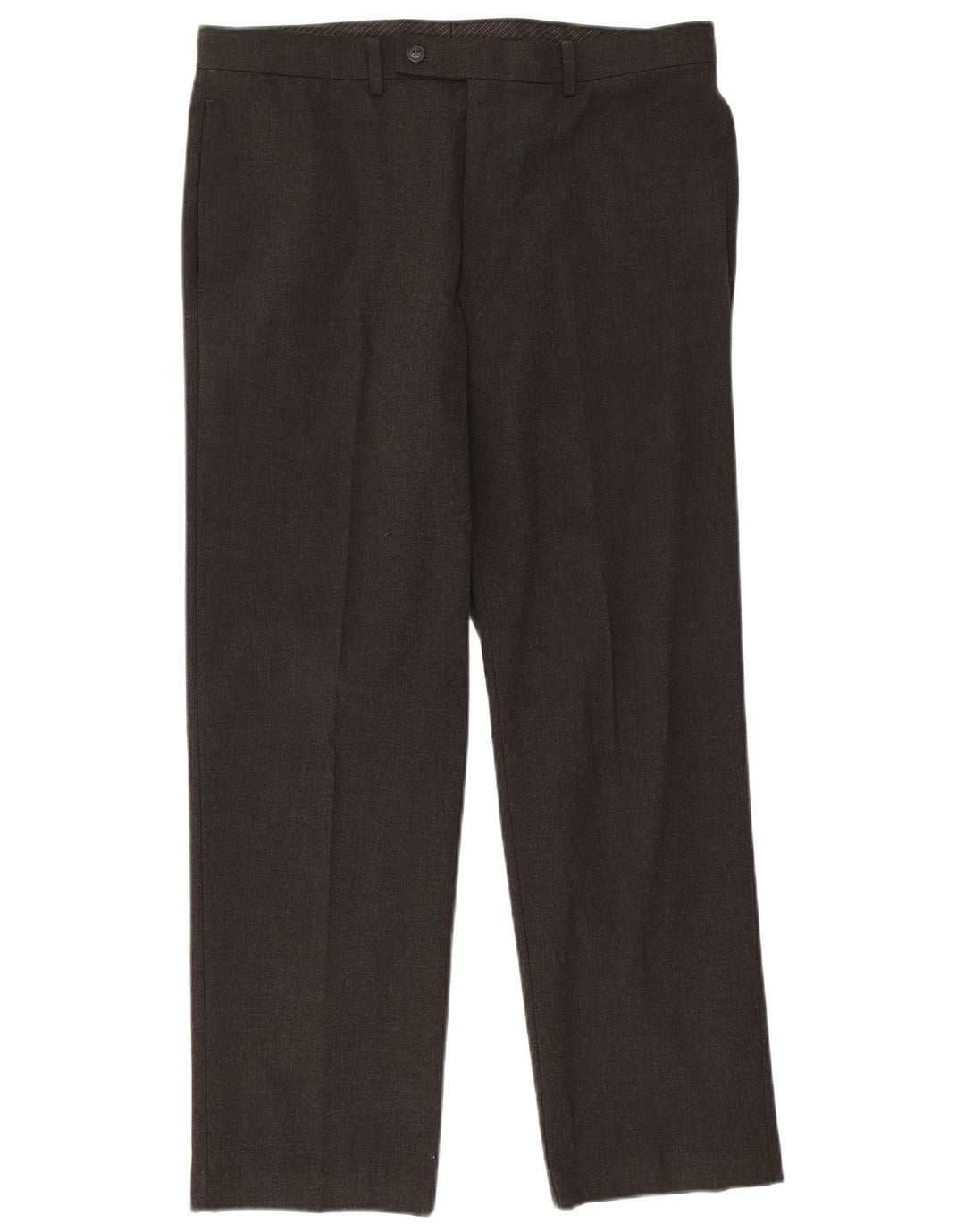 Calça masculina Calvin Klein Straight Suit W34 L29 cinza poliéster