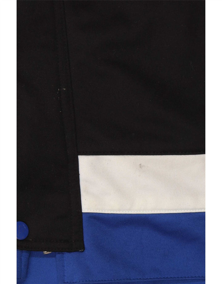 Jaqueta Champion Mens USA Graphic Treino Top Médio Preto Colorblock