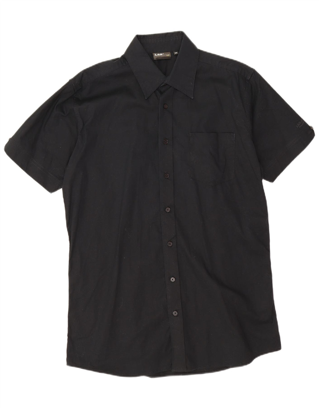 Camisa masculina de manga curta Lee 2XL algodão preto