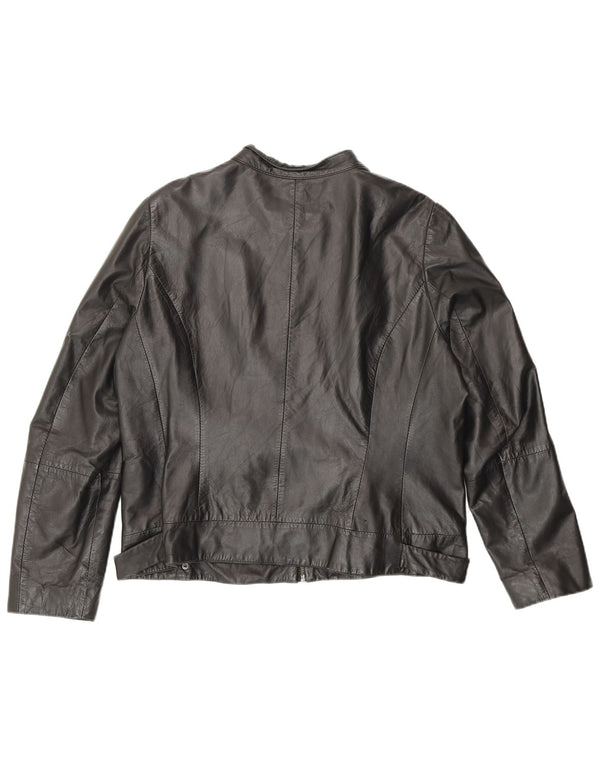 Jaqueta de couro feminina Conbipel IT 48 XL preta