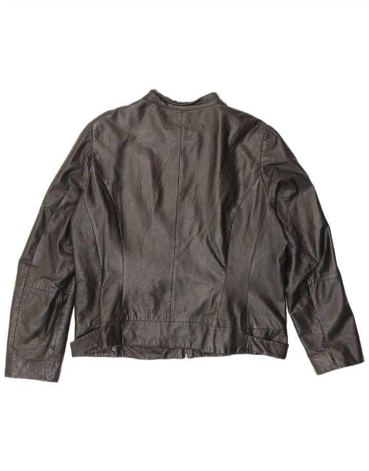 Jaqueta de couro feminina Conbipel IT 48 XL preta