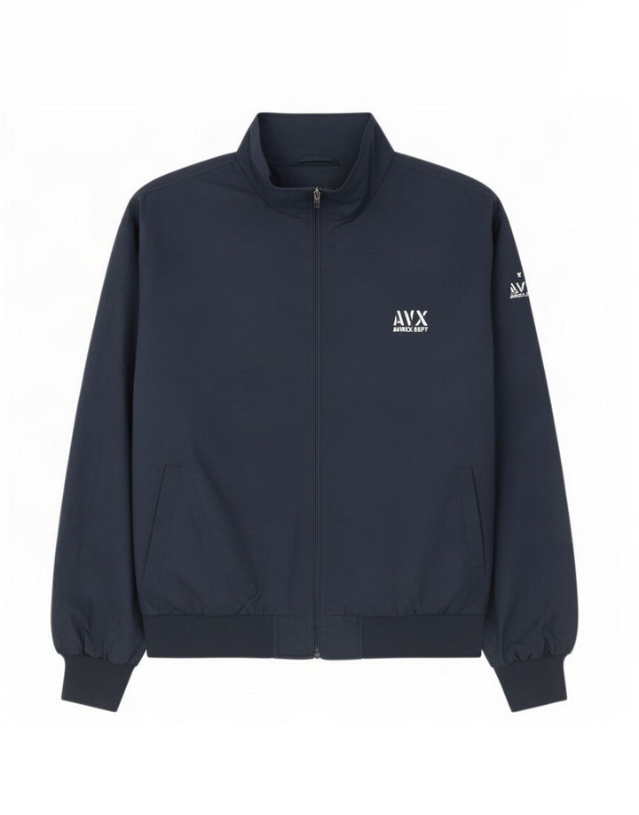 Jaqueta bomber masculina Avirex UK 44 2XL poliéster azul marinho