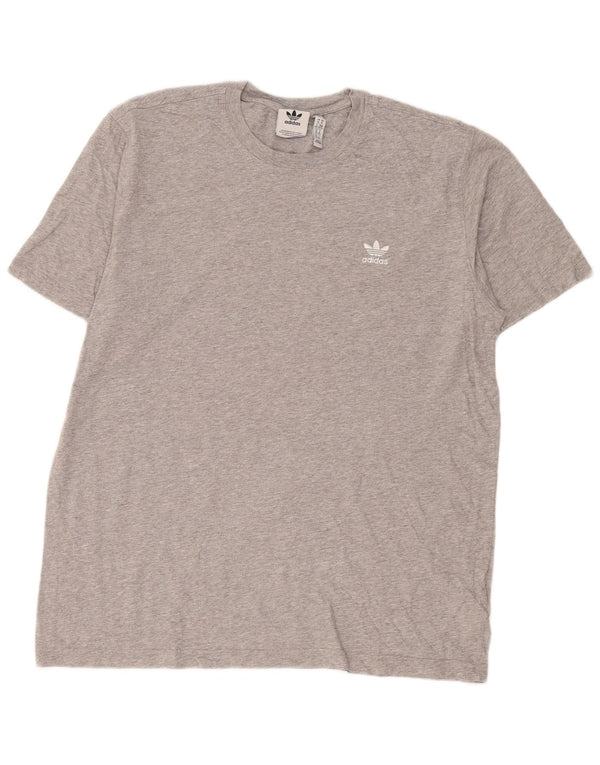 Camiseta masculina Adidas Top XL cinza algodão