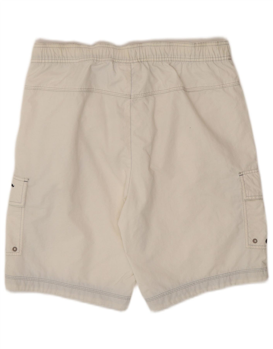 Shorts de natação masculino Champion médio branco colorblock poliamida