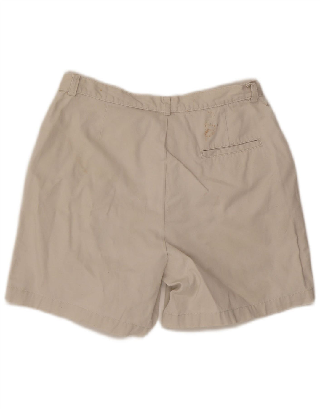 Shorts Chino feminino Eddie Bauer EUA 10 grande W30 branco