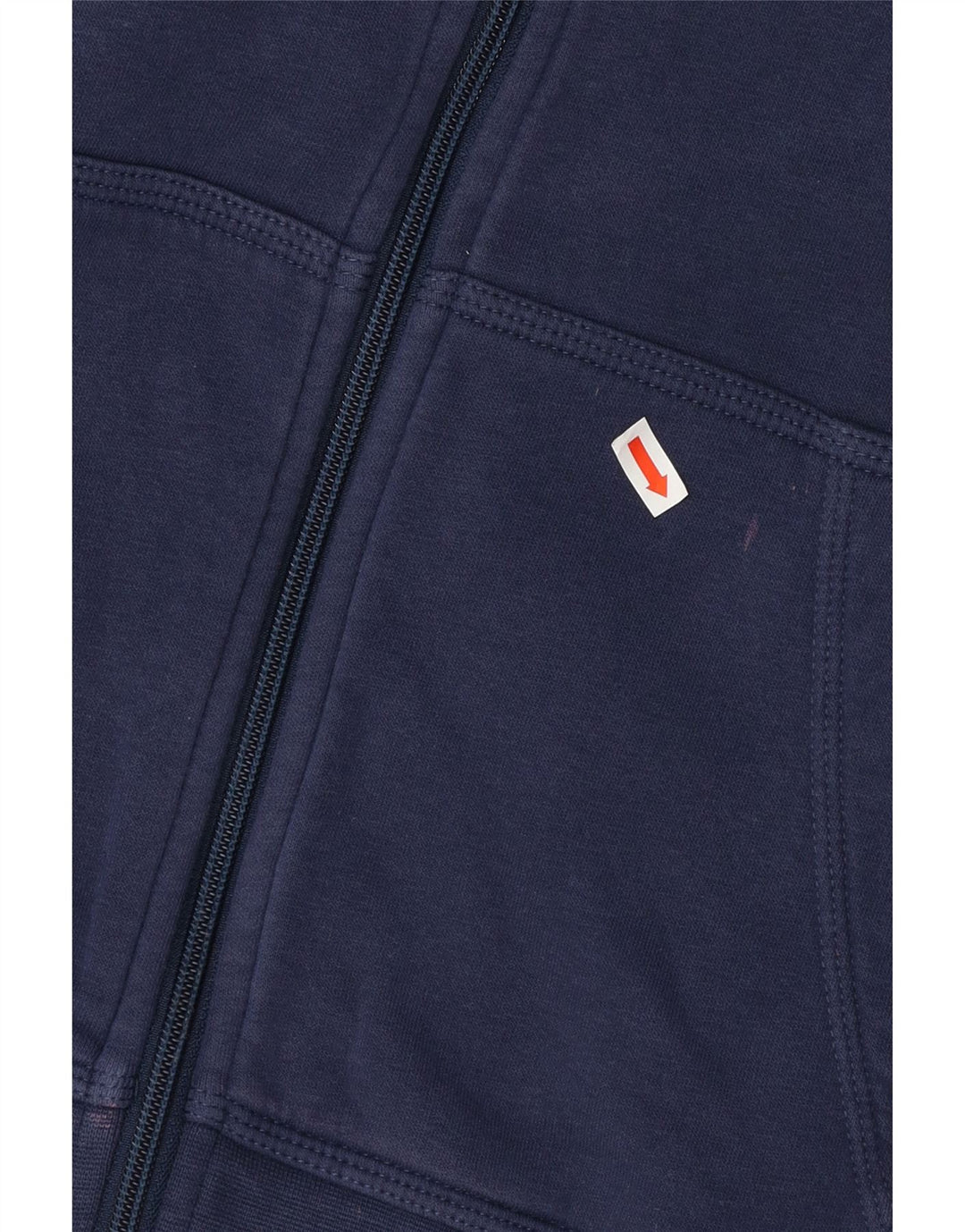 Suéter feminino Nike com capuz e zíper UK 18 XL azul marinho algodão