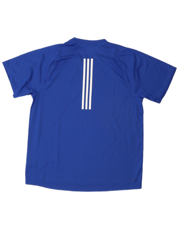 Adidas Mens Aeroready Camiseta Top XL Azul Poliéster