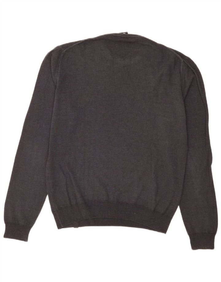 Suéter masculino Colmar com gola redonda XL lã virgem cinza