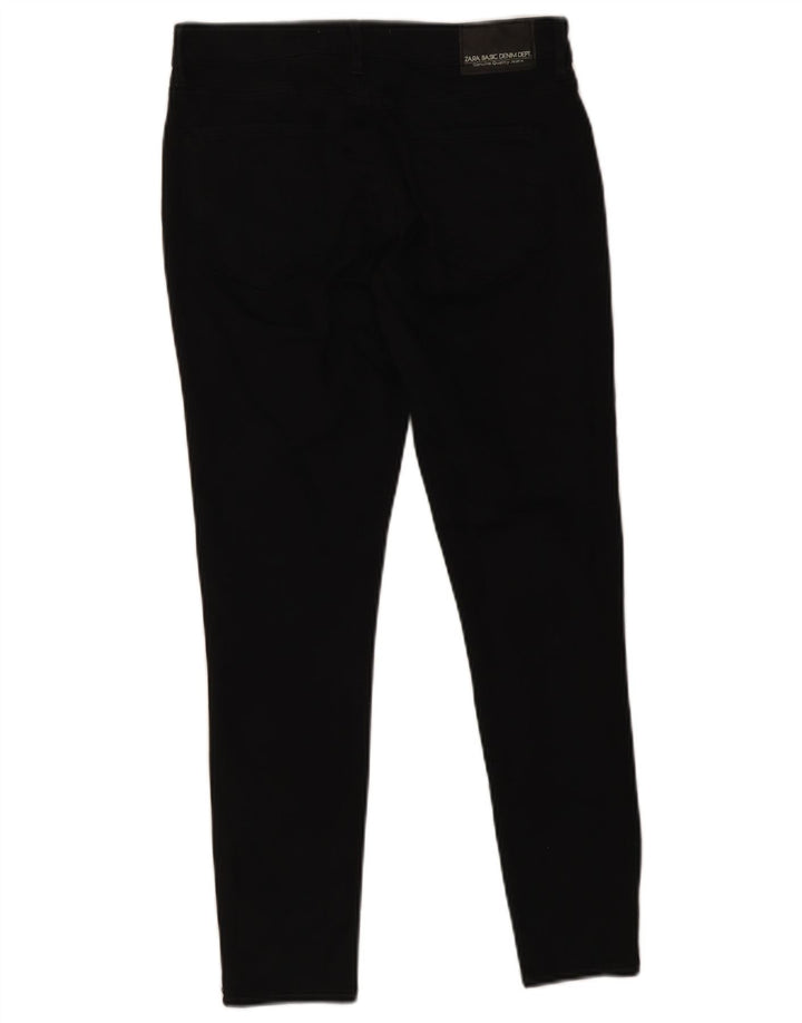 ZARA Jeans Skinny Feminino EU 40 Médio W30 L27 Preto