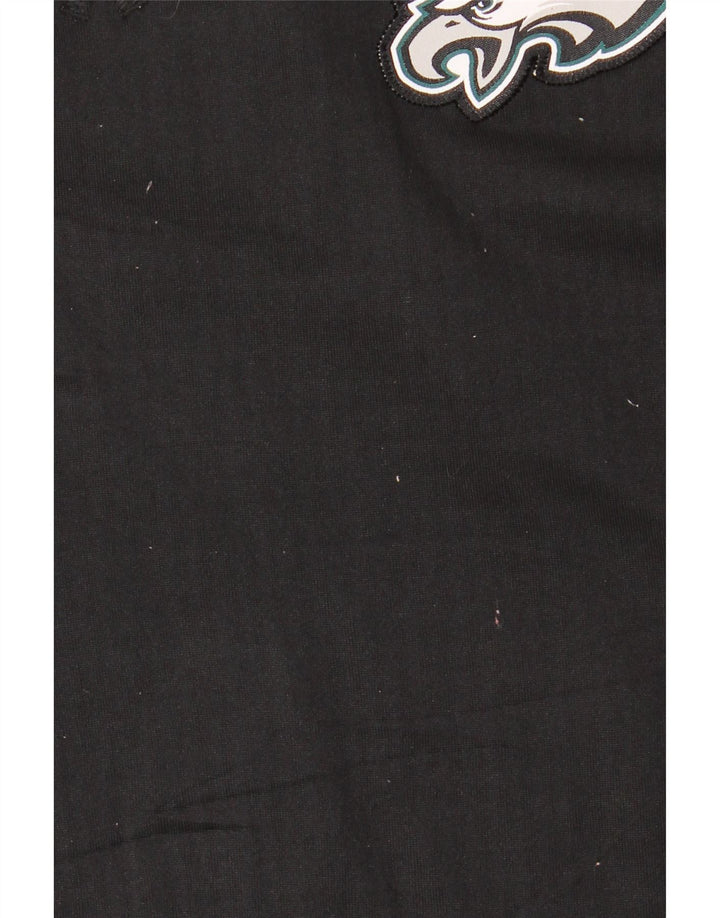 Top gráfico feminino Nike manga comprida UK 20 2XL preto poliéster