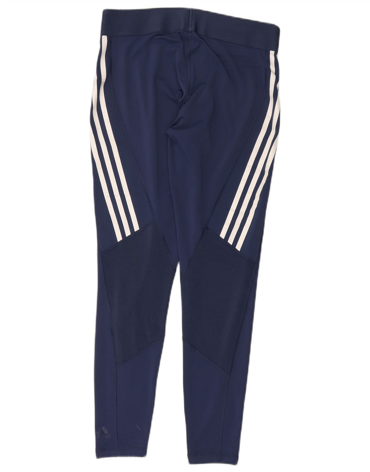 Leggings Adidas Aeroready Femininas UK 12/14 Médio Azul Marinho