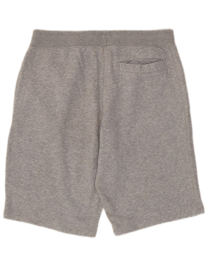 Shorts esportivos masculinos CONVERSE algodão manchado cinza médio