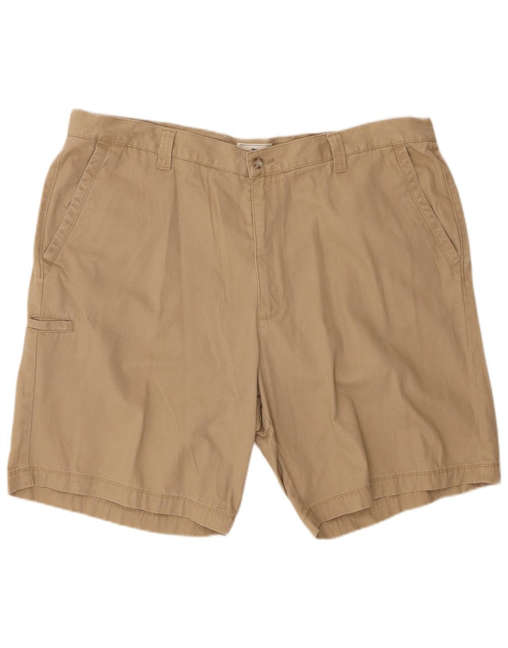 Shorts cargo masculino DOCKERS com ajuste relaxado W42 2XL algodão bege