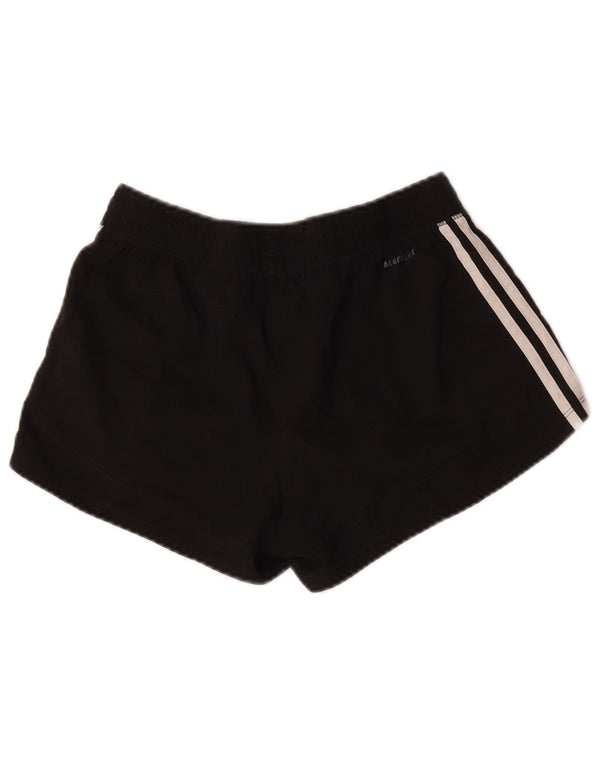 Adidas Womens Aeroready Sport Shorts Reino Unido 8/10 Pequeno Poliéster Preto