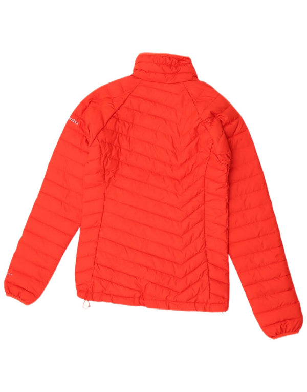 Jaqueta acolchoada feminina Columbia UK 6 XS poliéster vermelho