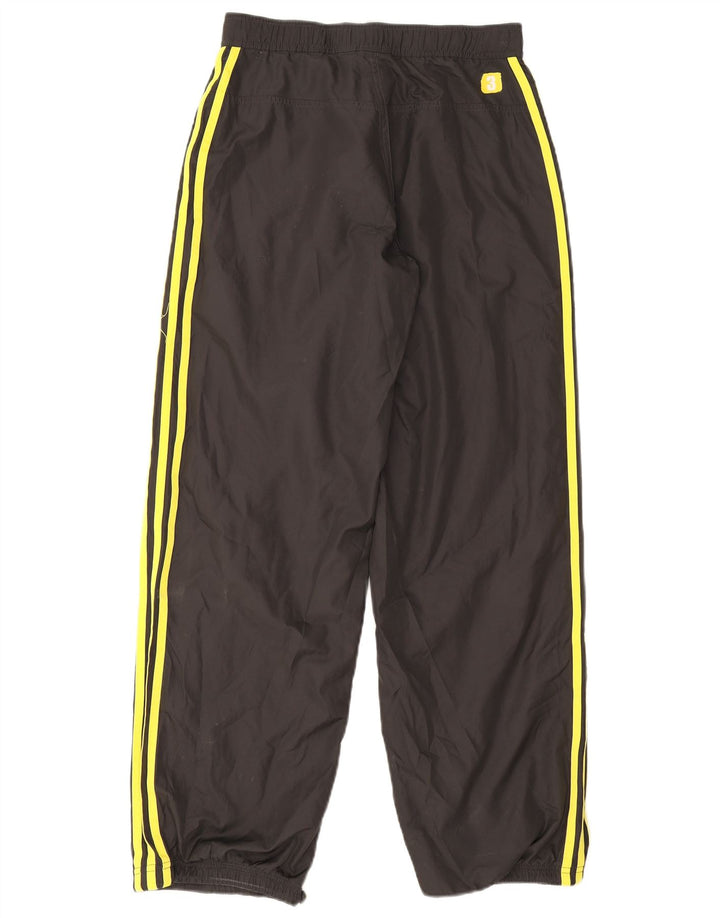 Calça de treino feminina Adidas Joggers UK 4 XS cinza poliéster