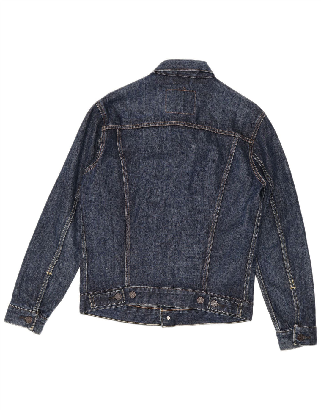 Jaqueta jeans masculina Levi's UK 36 pequena algodão azul marinho