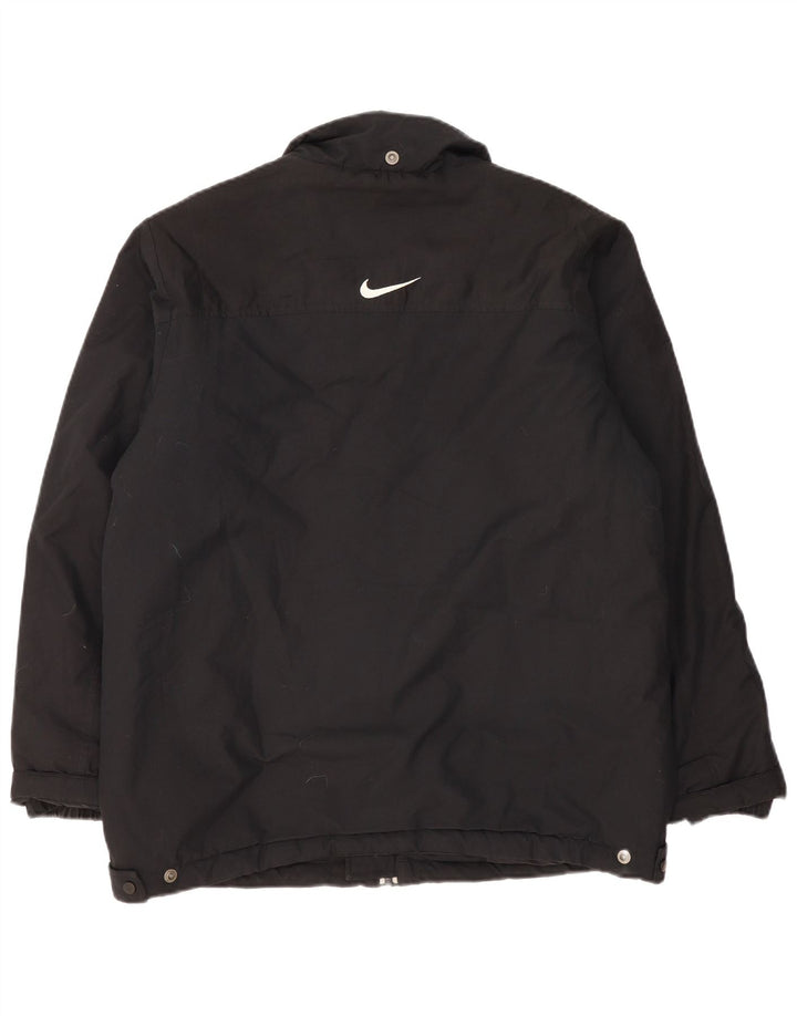 Jaqueta acolchoada masculina Nike UK 39/41 poliéster preto médio