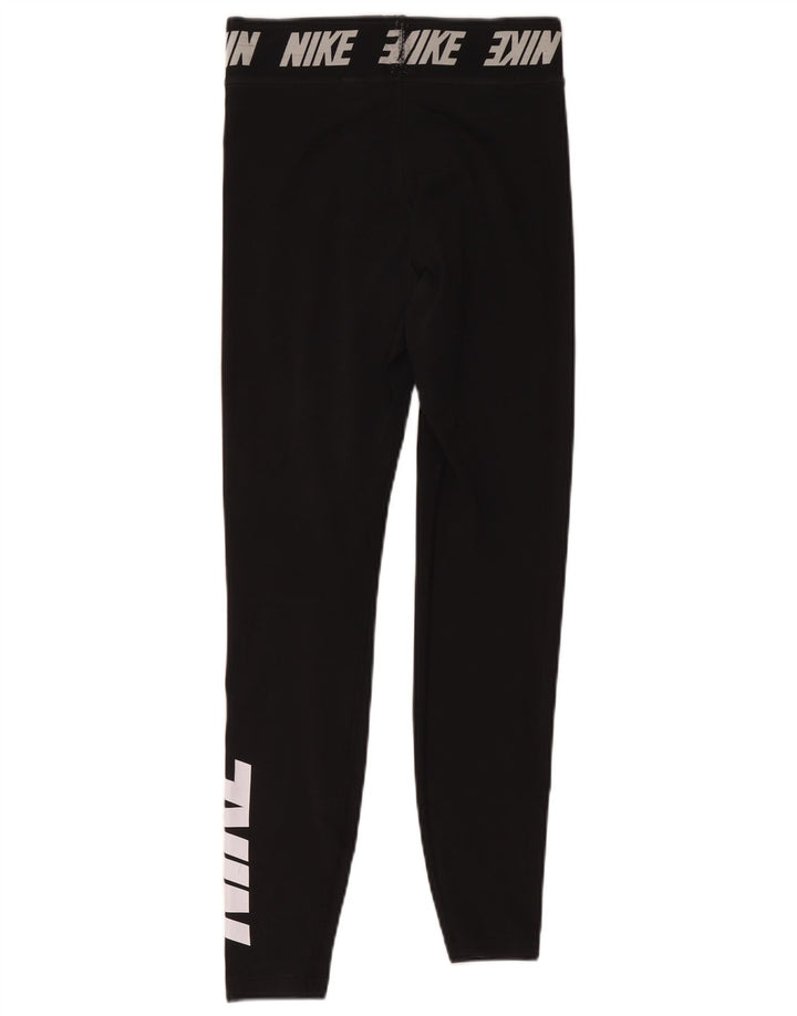 Leggings Nike Feminino UK 10 Pequeno Poliéster Preto