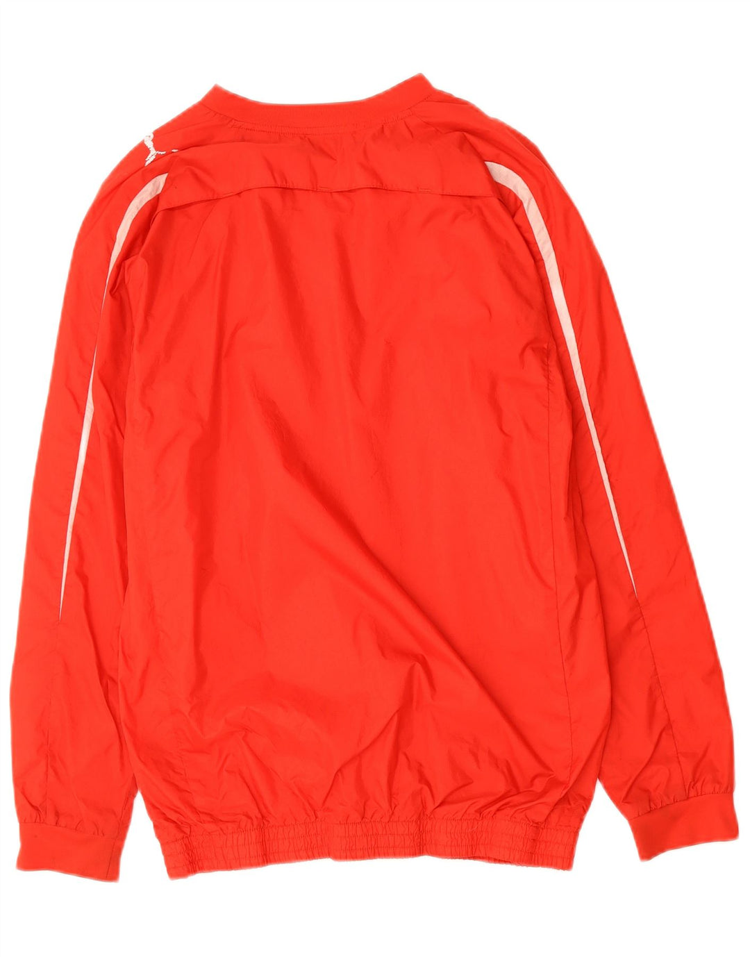 PUMA Masculino Top Manga Longa Médio Vermelho Nylon