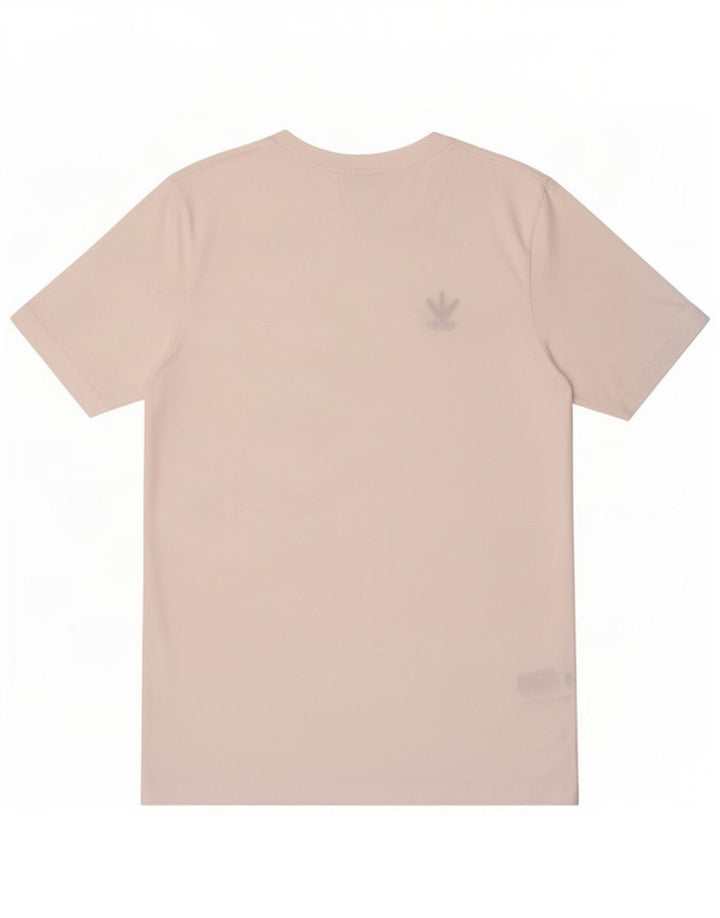 Adidas Mens T-Shirt Top Pequeno Algodão Branco