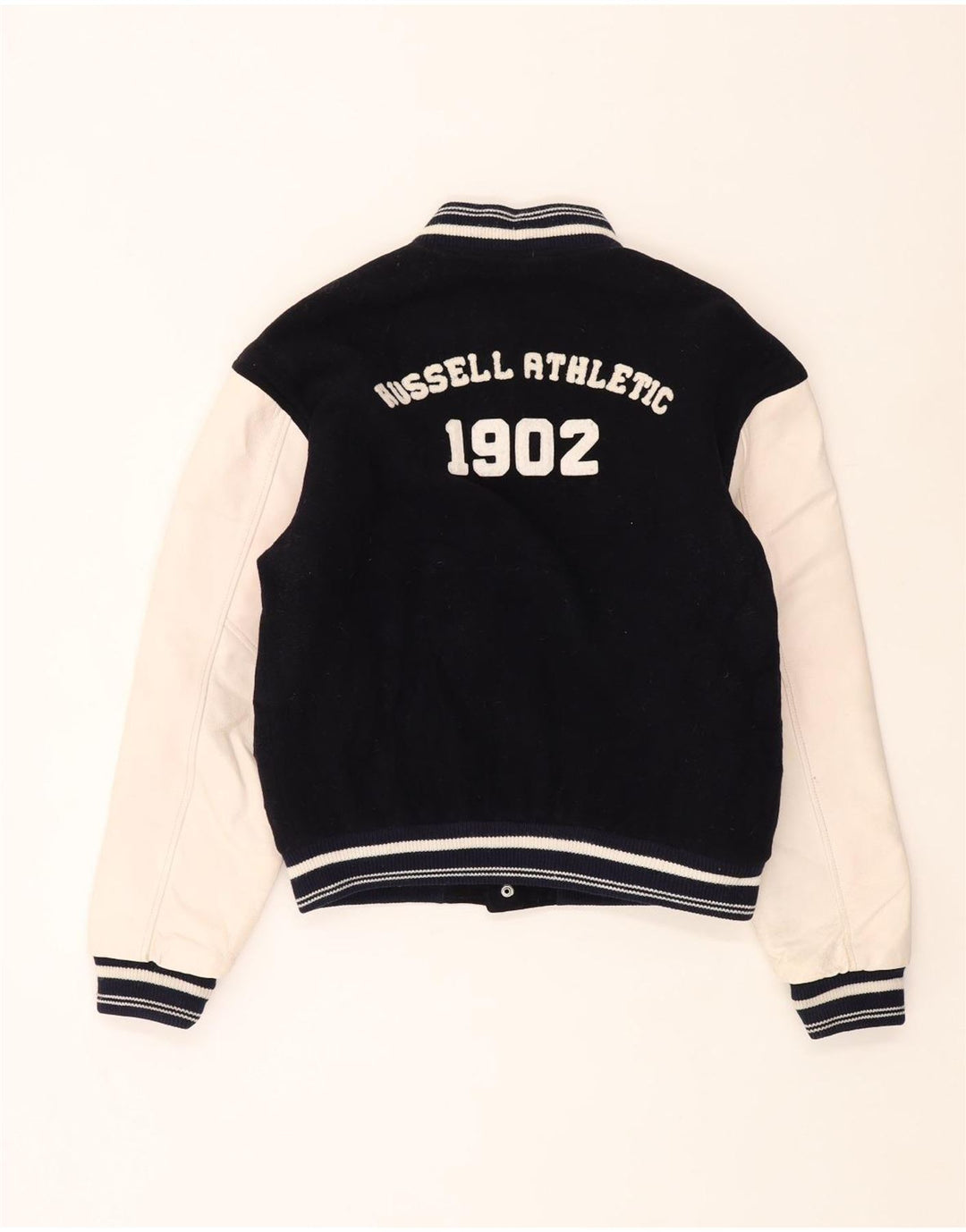 Russell Athletic Mens Varsity Jacket UK 38 Médio Azul Marinho College