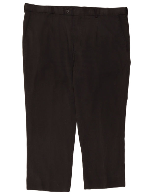 Farah Mens Pegged Suit Calça W41 L26 Poliéster Preto