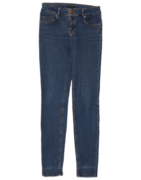 Jeans skinny feminino Massimo Dutti EU 38 pequeno W28 L29 azul
