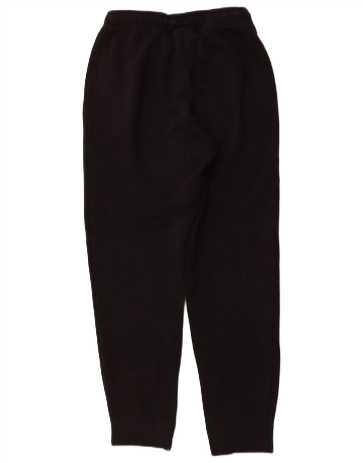 Calça de treino feminina Nike Joggers UK 8 pequena preta de algodão