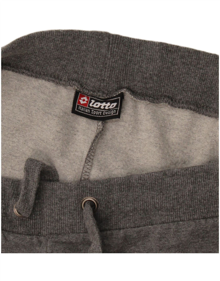 Calça de treino feminina Lotto UK 14 grande cinza