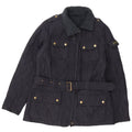 Jaqueta acolchoada feminina Barbour UK 14 grande azul marinho