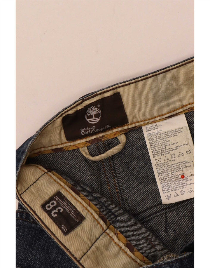 Timberland Masculino Earthkeepers Straight Jeans W38 L33 Azul Algodão