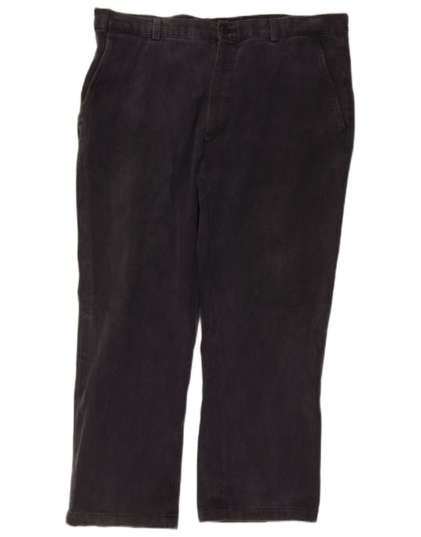 Trussardi Calça Chino Masculina Reta IT 56 3XL W46 L28 Azul Marinho