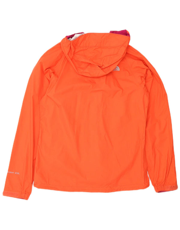 Jaqueta de chuva com capuz feminina The North Face UK 6 XS laranja colorblock