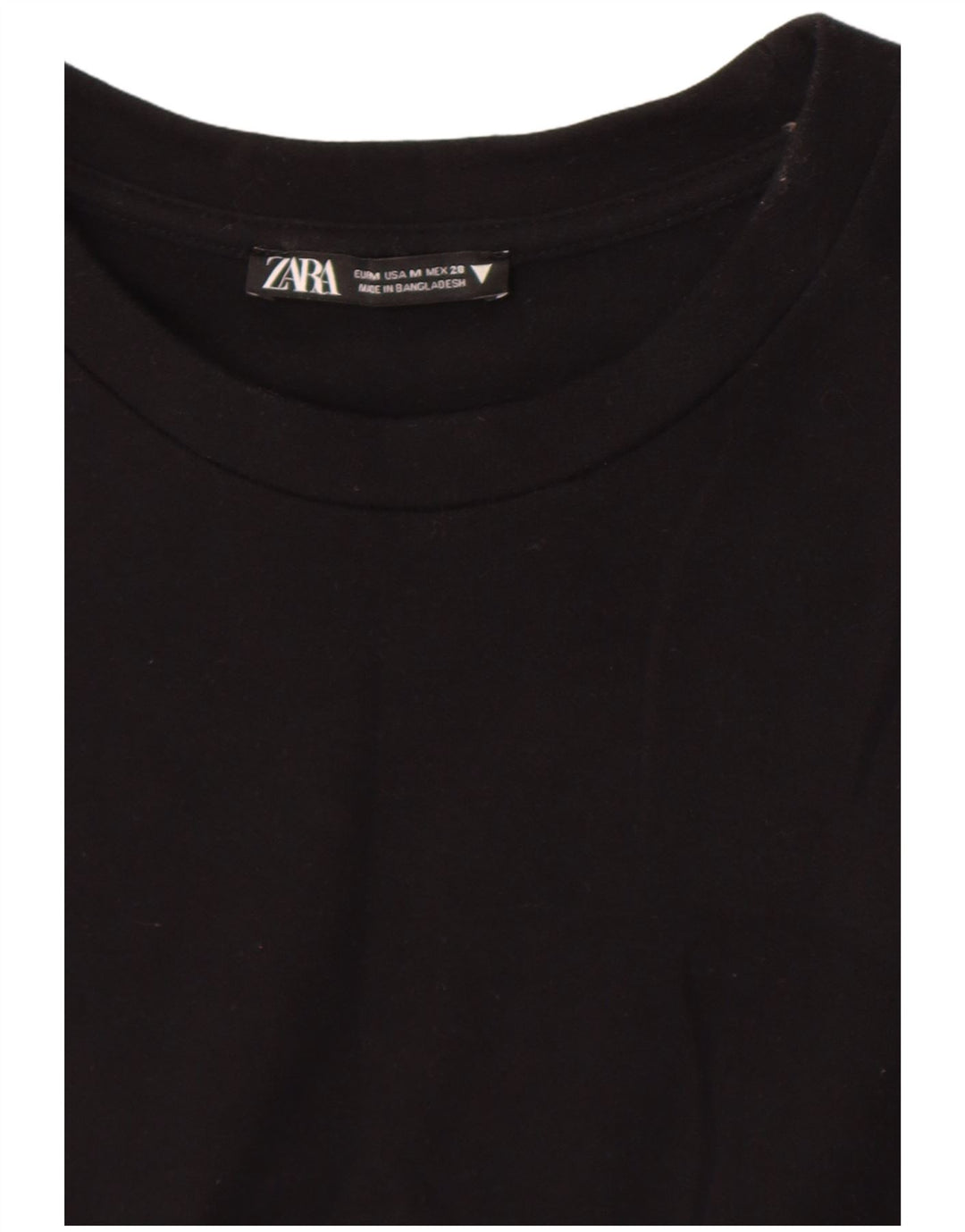Vestido feminino Zara A-Line UK 12 médio preto