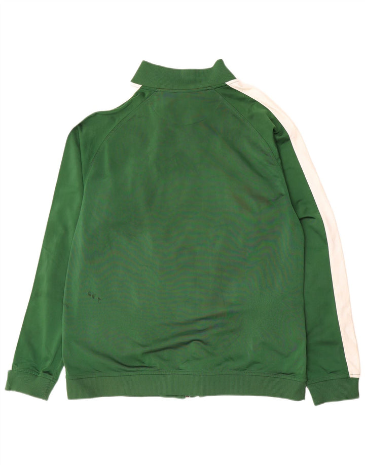 Nike Mens Treino Top Jacket 2XL Verde Colorblock Poliéster