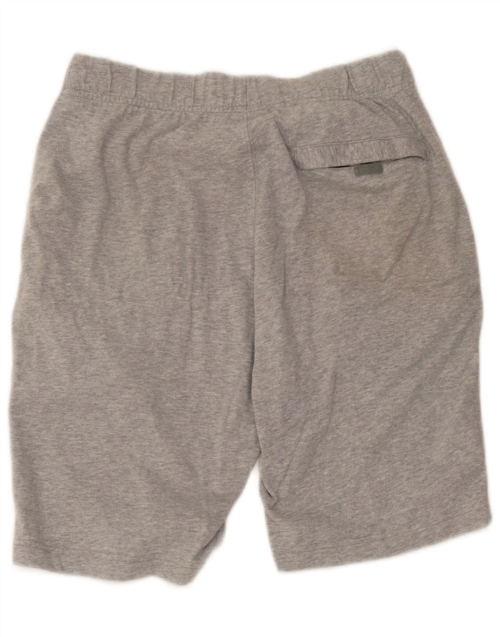 Shorts casuais masculinos Nike, algodão manchado cinza pequeno