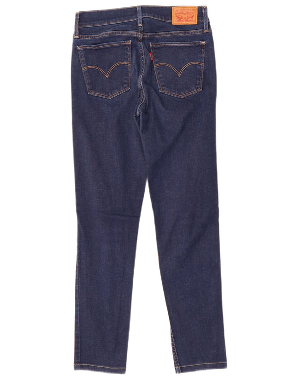 Calça jeans feminina Levi's 710 Super Skinny W27 L26 azul marinho algodão