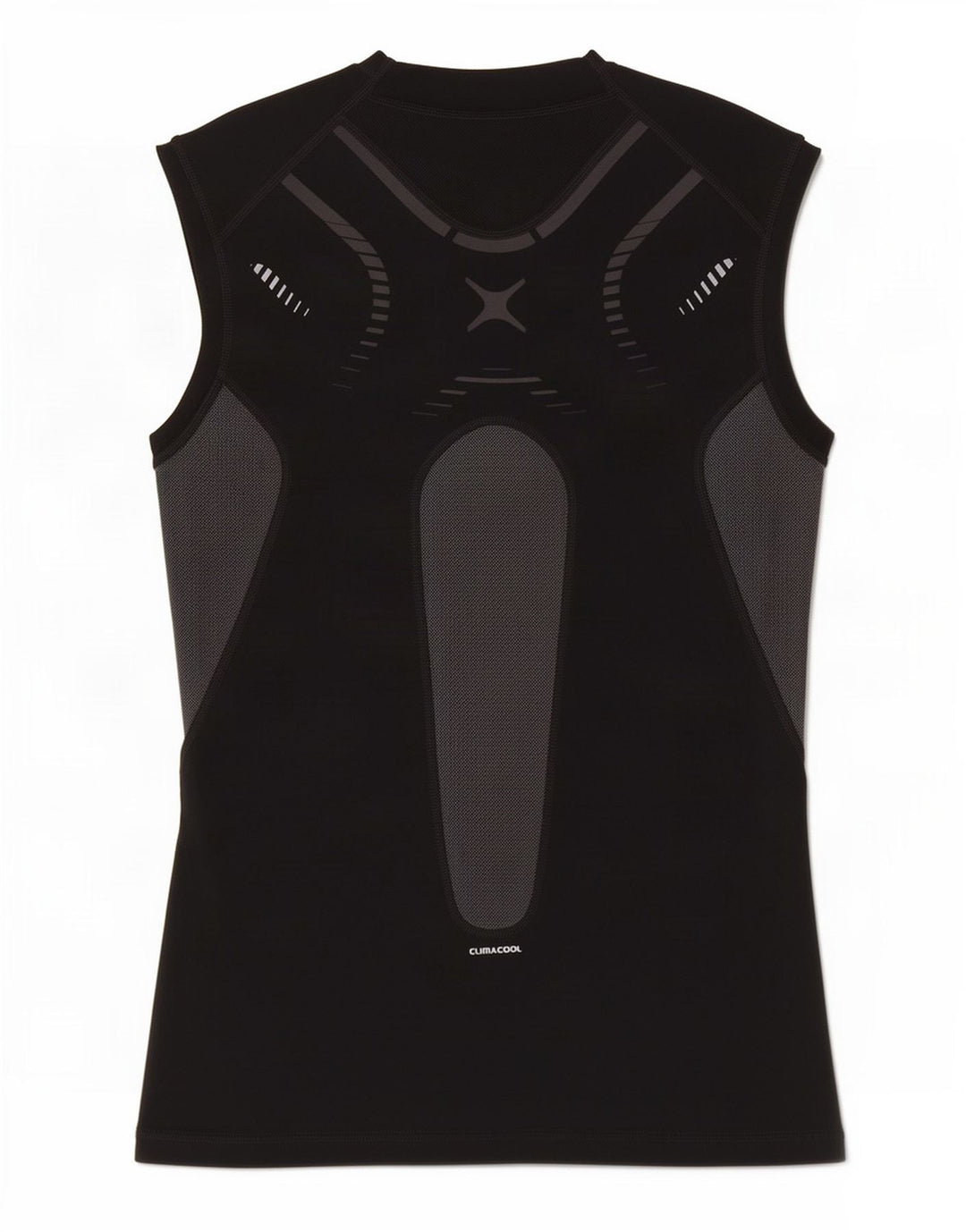 Adidas Mens Climacool Vest Top Grande Preto Colorblock Poliéster