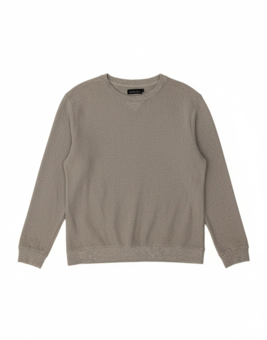 ZARA moletom masculino jumper médio cinza algodão