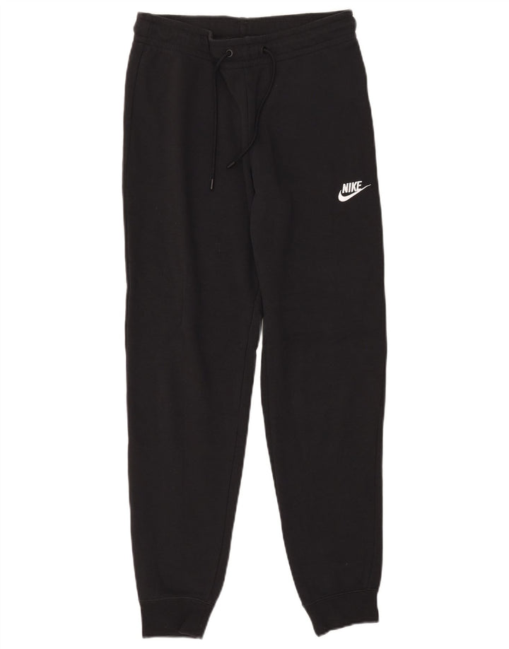 Calça de treino feminina Nike Joggers UK 10 pequeno algodão preto