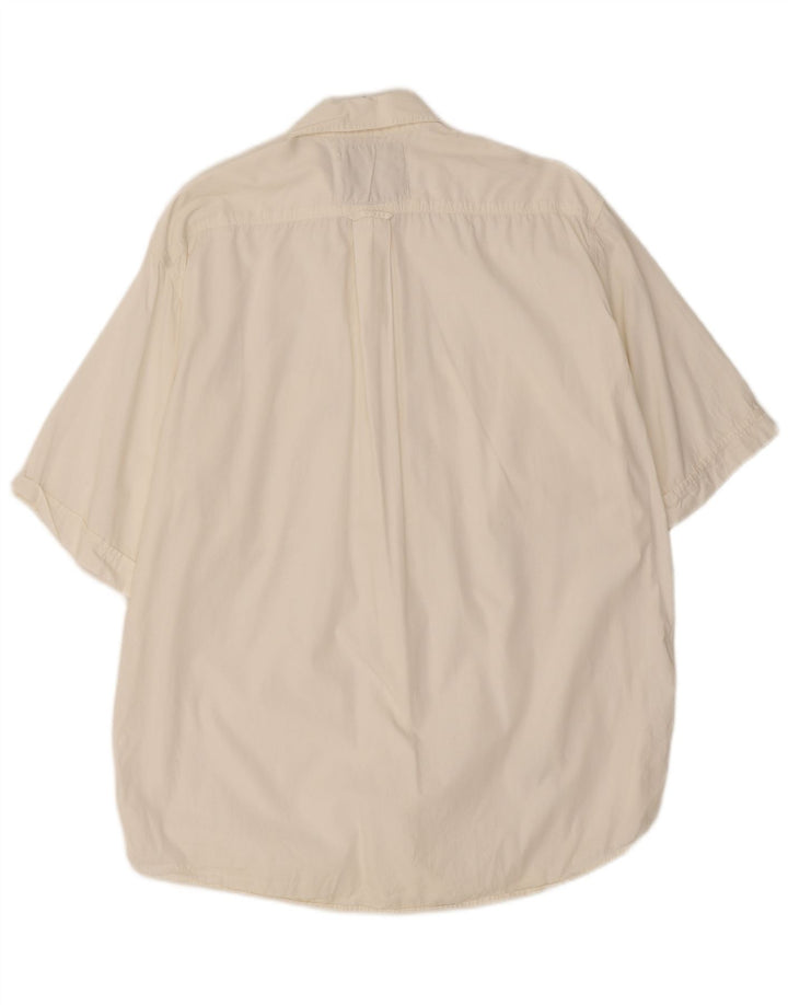 Camisa masculina Ferre de manga curta XL branca