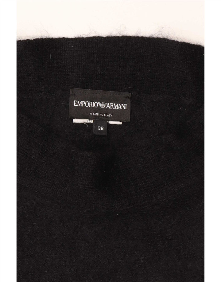Top curto feminino Emporio Armani EU 38 médio preto