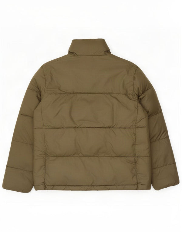 Jaqueta acolchoada masculina Columbia UK 40 poliéster verde grande